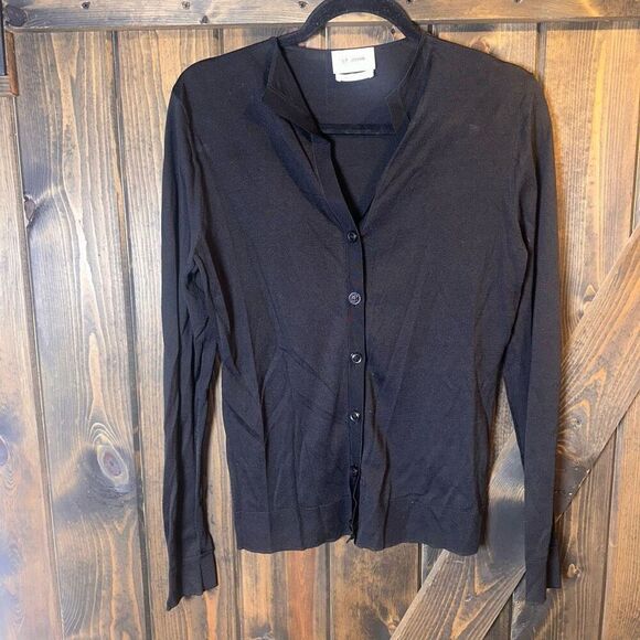 St. John Silk Blend Cardigan Sweater
